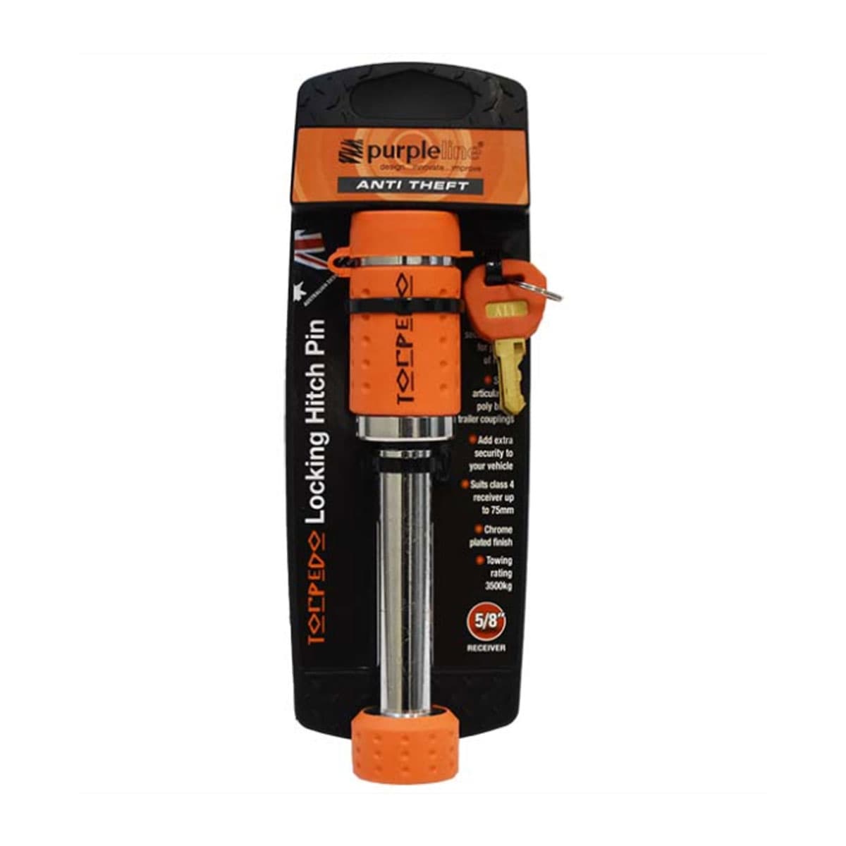 Torpedo Locking Hitch Pin 3