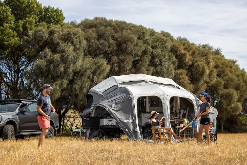 OPUS OP4 TLX at an Adelaide hills campsite