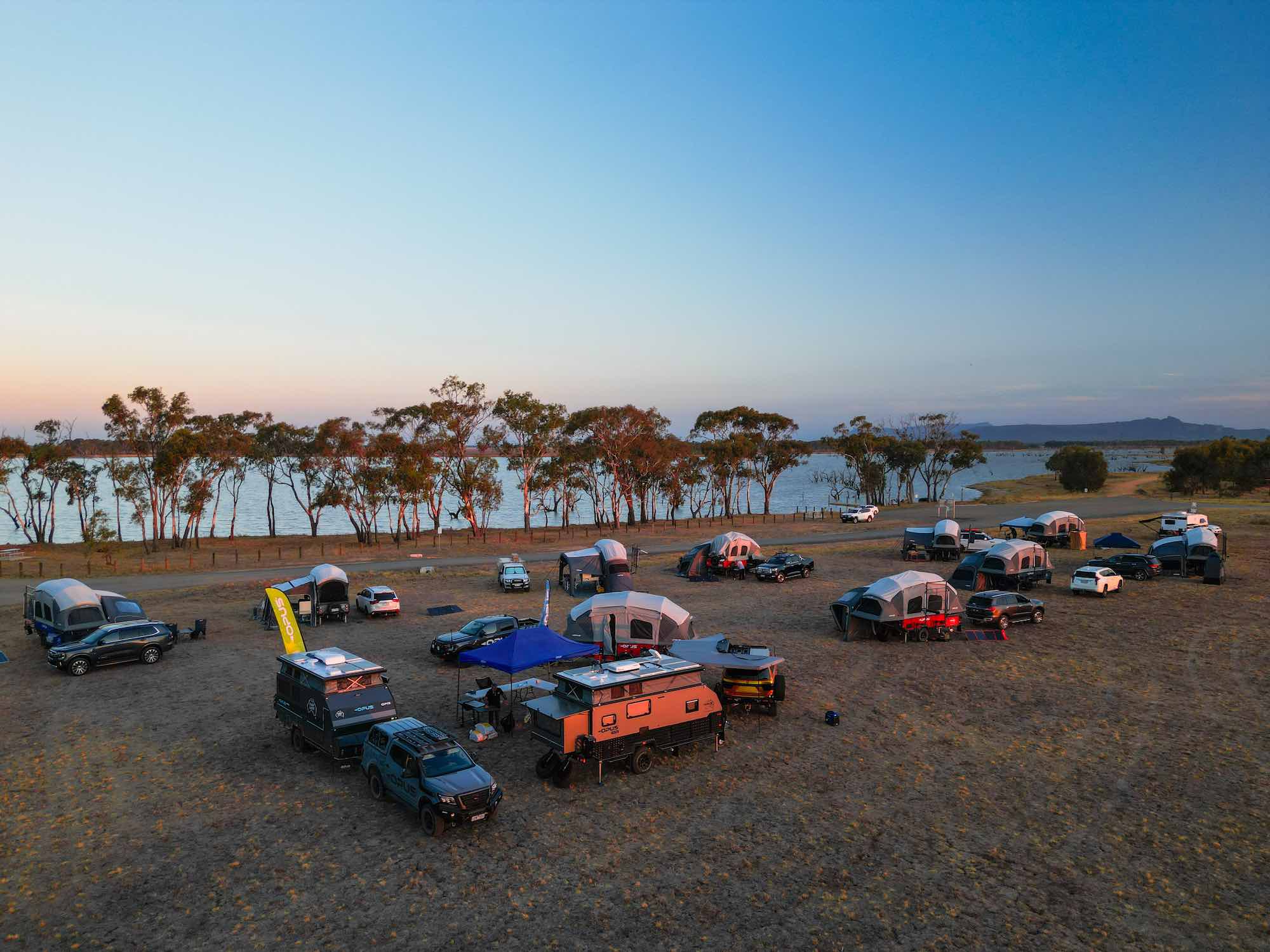 OPUS owners gathered at an Adventure Run weekend